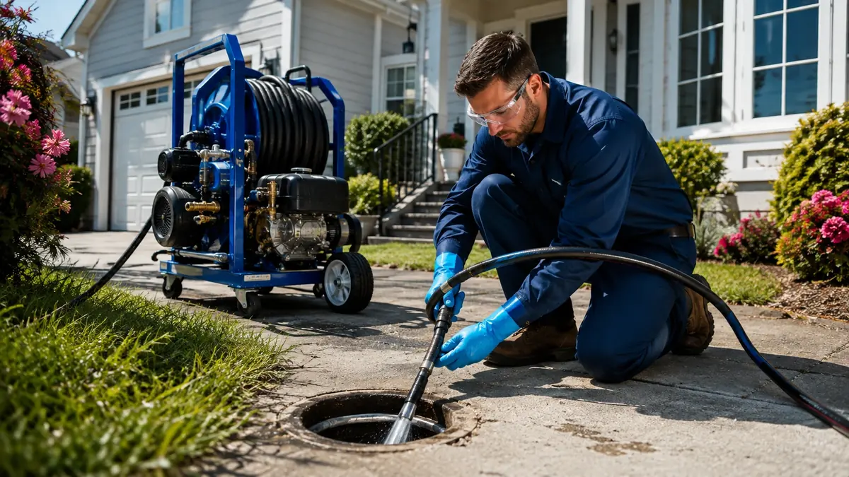 Residential Hydro Jet Drain Cleaning in La Crescenta