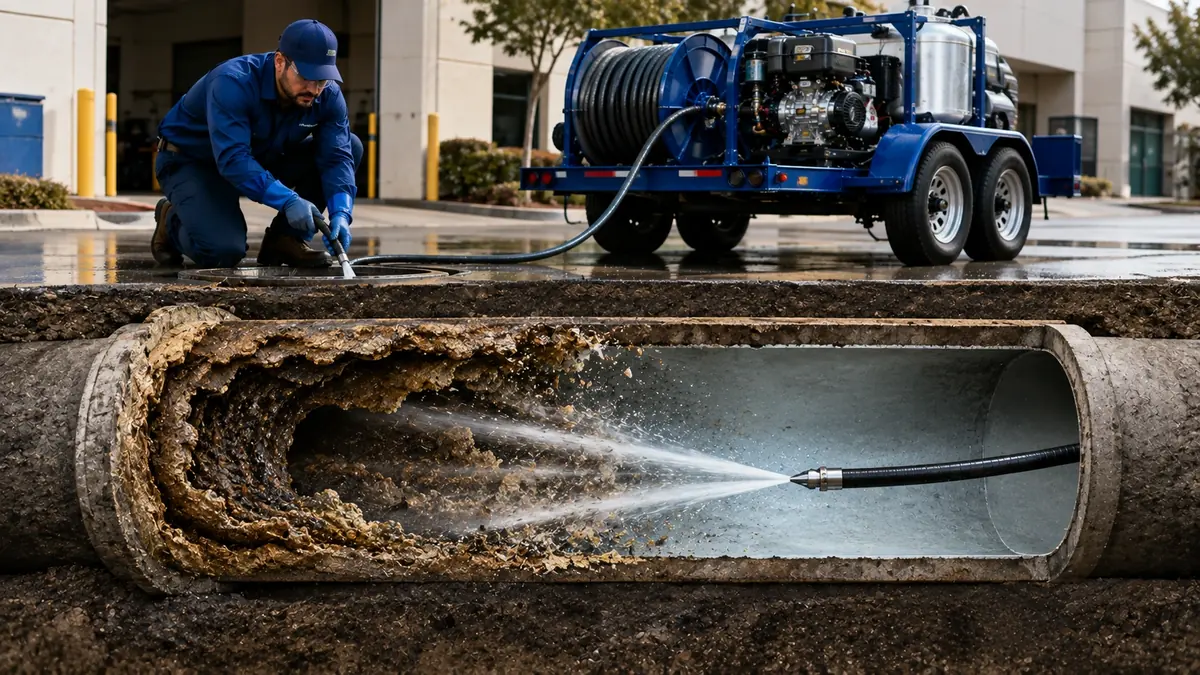 Sewer Pipe Descaling in La Crescenta